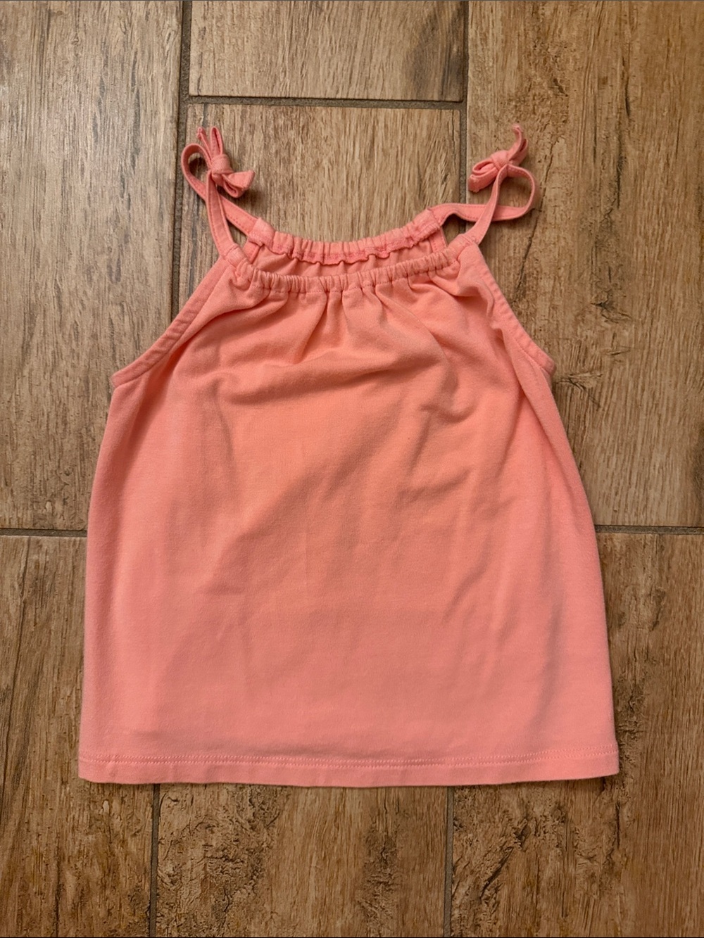LITTLE SLEEPIES TANK: SOLID CORAL (SIZE 3T)